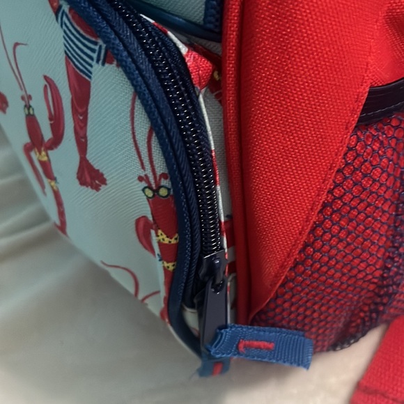🦞ONIVA Lobster Cooler Insulated Backpack w/*A Picnic Time* Red & Blue, Nautical - Picture 13 of 14